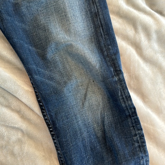 Diesel BRADDOM Vintage Style Distressed BLUE Denim 34W 34L slim-carrot fit - Picture 6 of 13